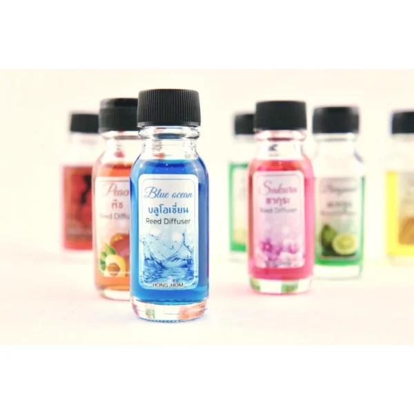 ก้านไม้หอมปรับอากาศ Diffuser ยี่ห้อห้องหอม Hong Hom น้ำหอมปรับอากาศ คละกลิ่น ขายยกลัง 100/ชิ้น